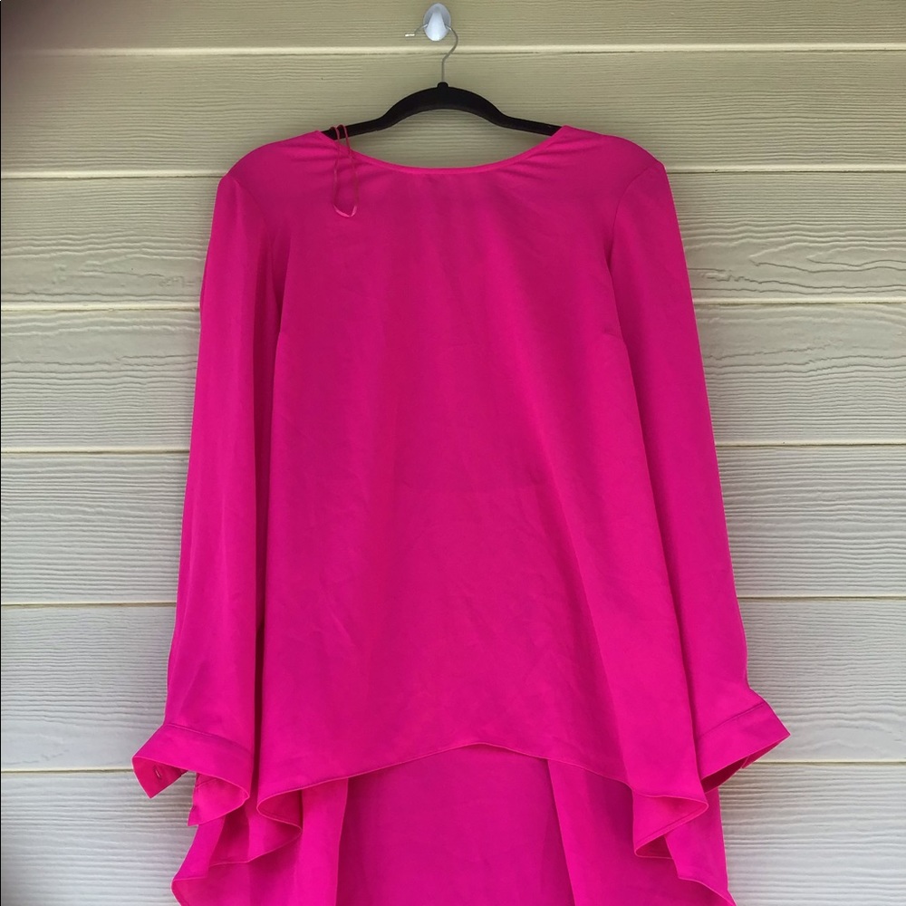 Hot pink blouse